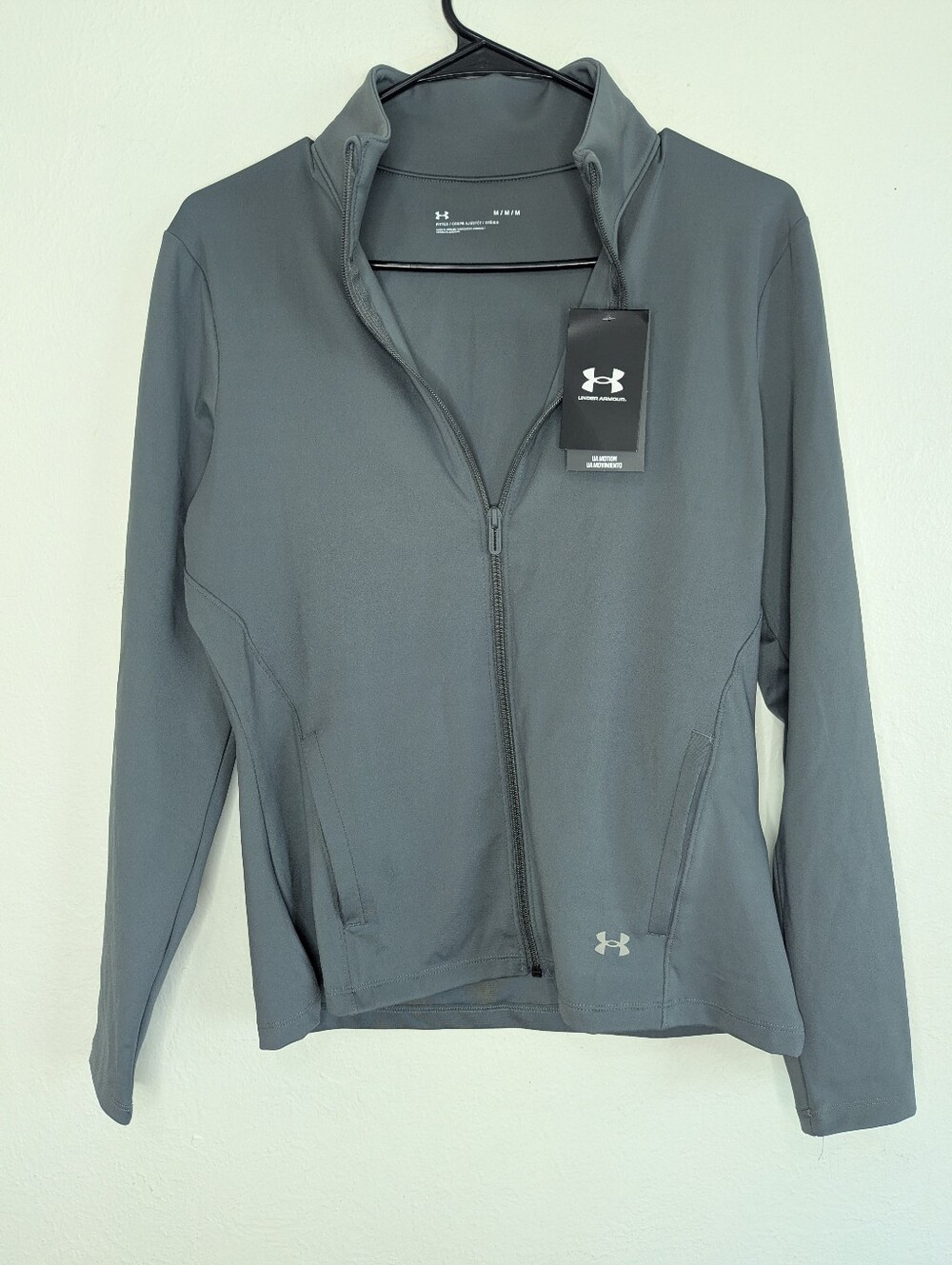 NWT Under Armour Motion Zip Up Jacket Women's Size M